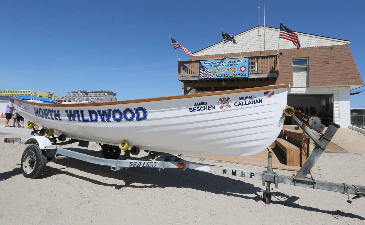 North Wildwood Beach Patrol Lifeboat